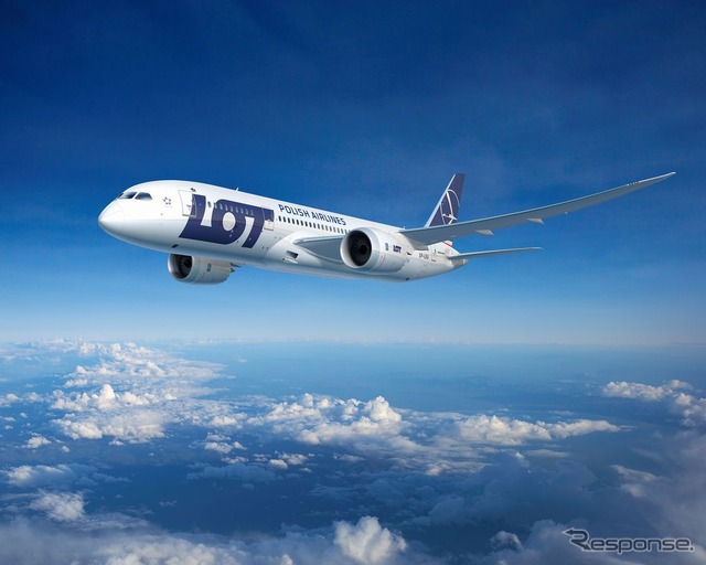 LOTポーランド航空のボーイング787