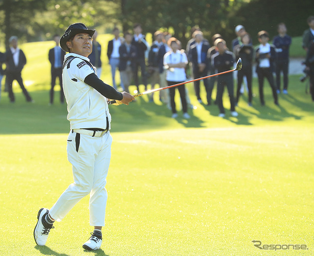 「ネスレインビテーショナル 日本プロゴルフマッチプレー選手権 レクサス杯」大会ホストプロの片山晋呉プロ