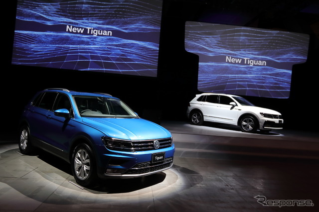 VWティグアン新型発表　《撮影 愛甲武司》