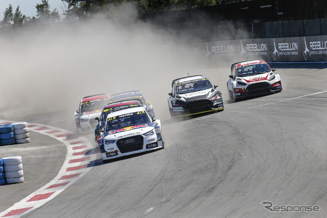 昨季の世界ラリークロス選手権(World RX)の模様。