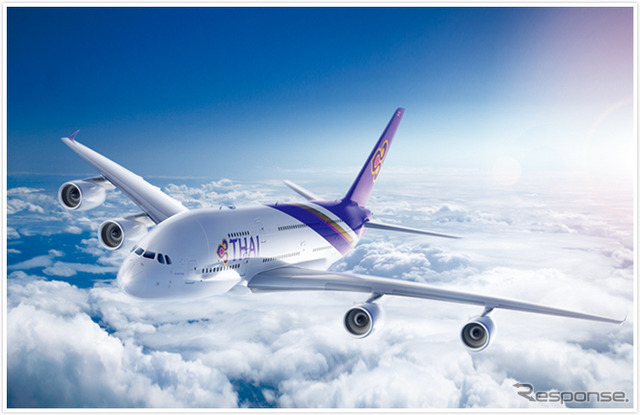 タイ国際航空のA380