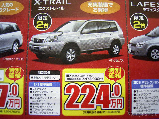 【GW値引き情報】売り切れ御免…SUV&RV編