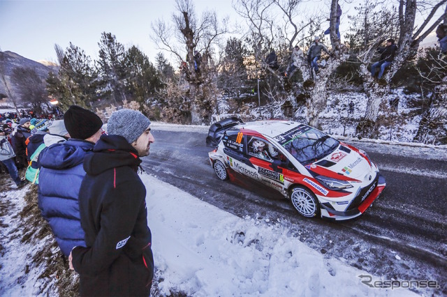 本番前日の「シェイクダウン」に出走した『ヤリスWRC』。