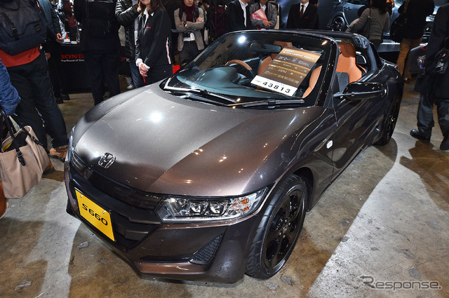 ホンダ S660 ブルーノレザーエディション(東京オートサロン2017)
