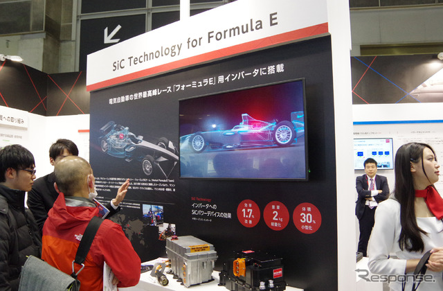 「フォーミュラE」用インバータに採用された「SiC デバイス」(オートモーティブワールド2017)