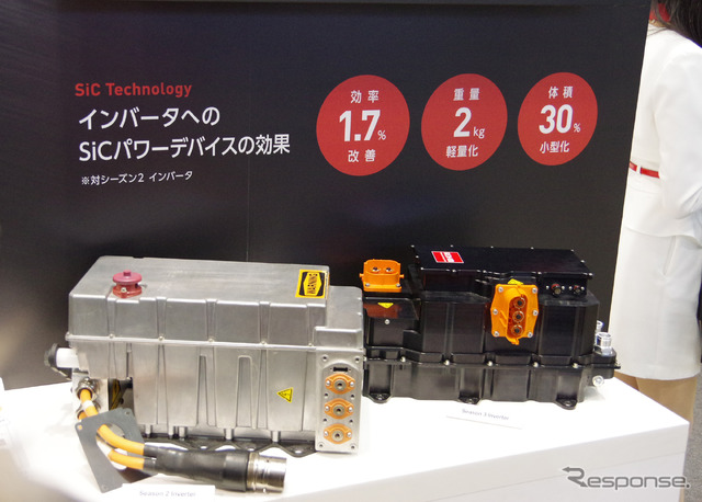 「フォーミュラE」用インバータに採用された「SiC デバイス」(オートモーティブワールド2017)