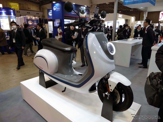 BOSCHが出展した『eScooter』向け最新パーツを組み込んだモックアップ