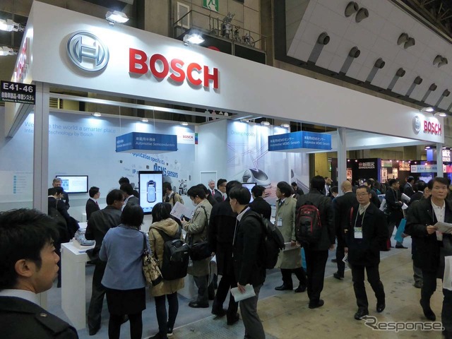 「オートモーティブワールド2017」でのBOSCHブース