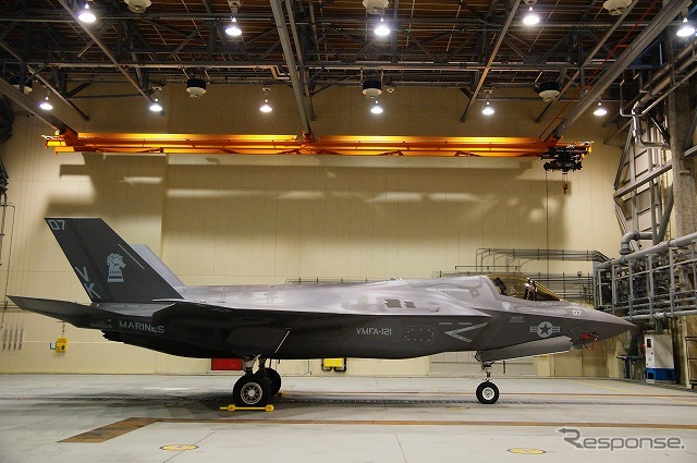 岩国基地へ配備されることになった「F-35B」、STOVL(Short TakeOff and Vertical Landing)能力を有している。