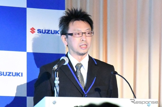 ジクサー開発チーフエンジニア田中強氏。