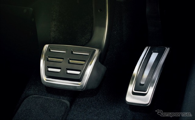 VWポロオリジナル、アルミ調ペダルクラスター/フットウェルランプ
