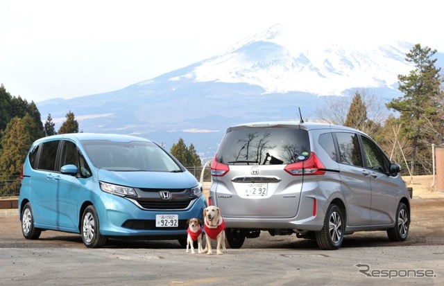 【ホンダ フリード・フリード＋でペット旅】犬にもうれしい静粛性と車内空間で、箱根の温泉宿をめざす