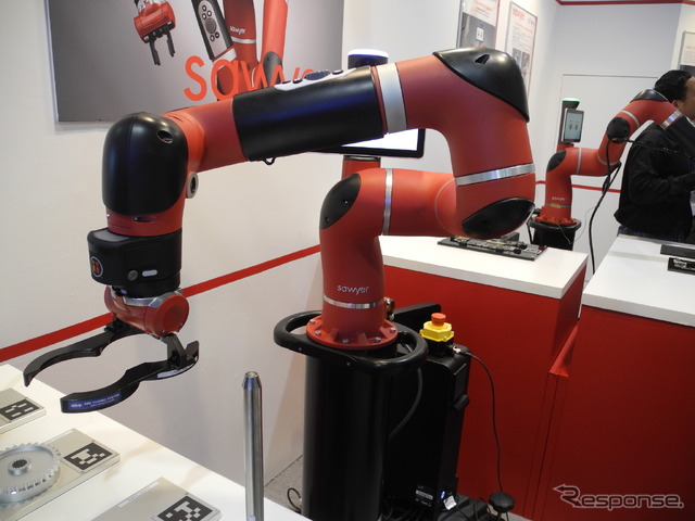 住友重機械工業が販売する米国製協働ロボット「ソーヤー」