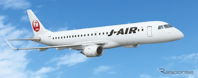 JALグループが運航するエンブラエル190型機