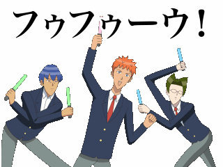 TVアニメ「学園ハンサム」イケメンたちが不気味に動くLINEスタンプ配信開始、「よろしくオッパッピー」「アヒィ!」など