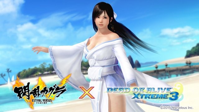 『DOA Xtreme 3』と『閃乱カグラ』がコラボ！ 飛鳥たちの制服・私服が水着になって登場…「水着破壊機能」って!?