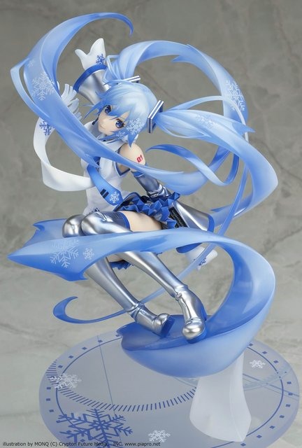 グッドスマイルカンパニーよりフィギュア「雪ミク」が登場、雪のイメージにこだわったクール＆キュートな一品に