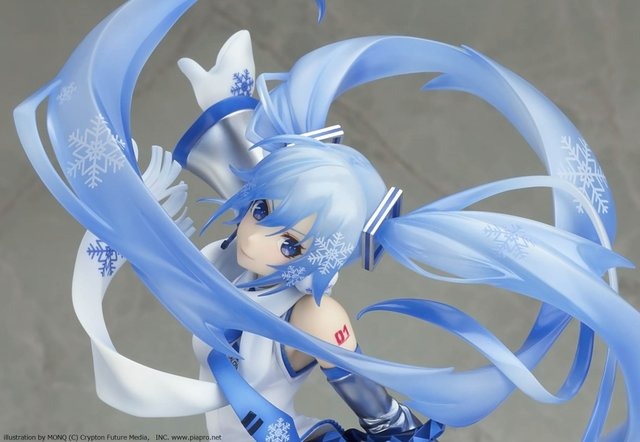 グッドスマイルカンパニーよりフィギュア「雪ミク」が登場、雪のイメージにこだわったクール＆キュートな一品に