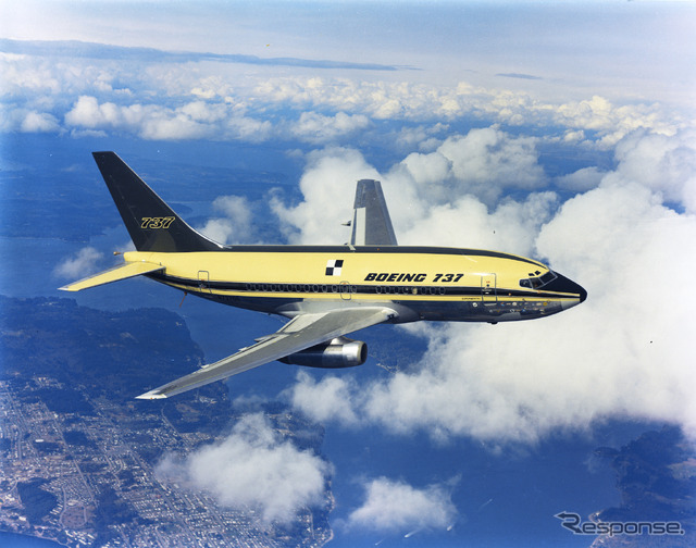 ボーイング737の初飛行（1967年）　(c) Boeing