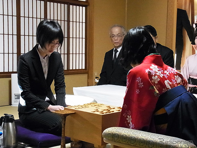 第43期女流名人戦第1局、里見女流名人対上田女流三段(2017年1月15日)