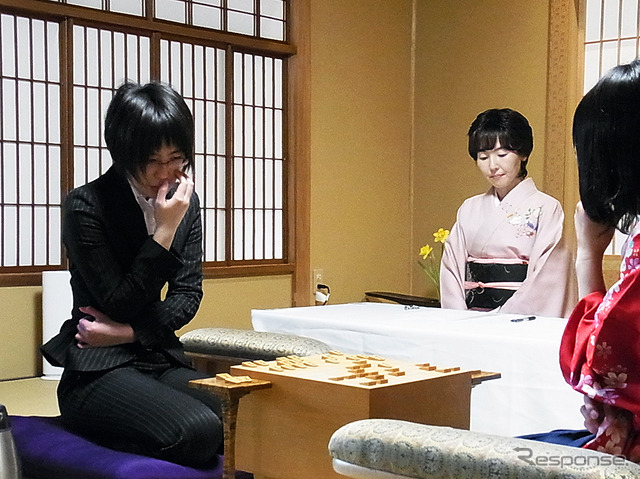 第43期女流名人戦第1局、里見女流名人対上田女流三段(2017年1月15日)