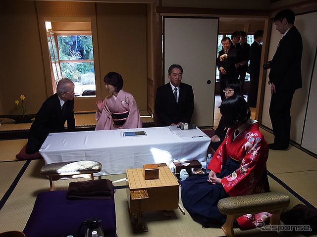 第43期女流名人戦第1局、里見女流名人対上田女流三段(2017年1月15日)