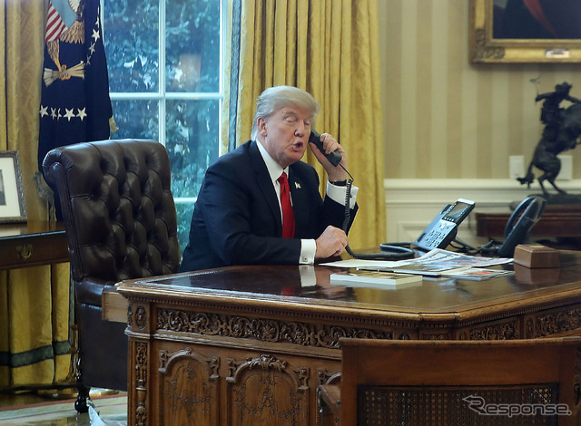 トランプ大統領　(c) Getty Images