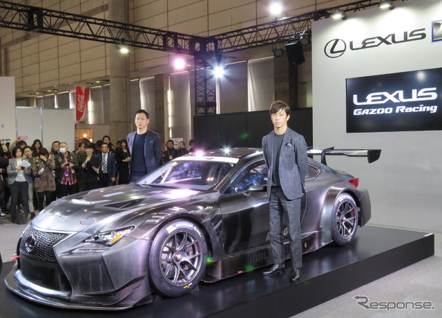 1月13日、東京オートサロンにてアンヴェールされたレクサス RC F GT3。