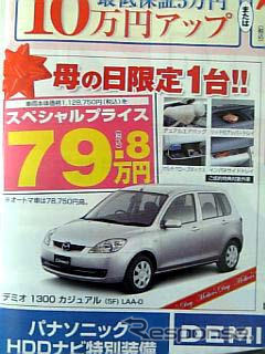 【母の日値引き情報】フィット、ポロ も安くなってきた…コンパクトカー