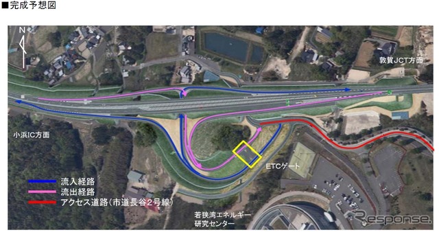 舞鶴若狭自動車道 敦賀南スマートICが開通　3月25日