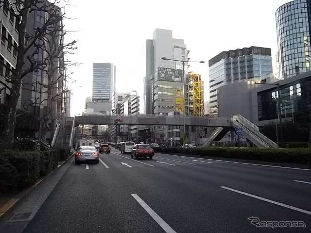 青山学院大学前から渋谷区桜丘町までタクシーに乗った