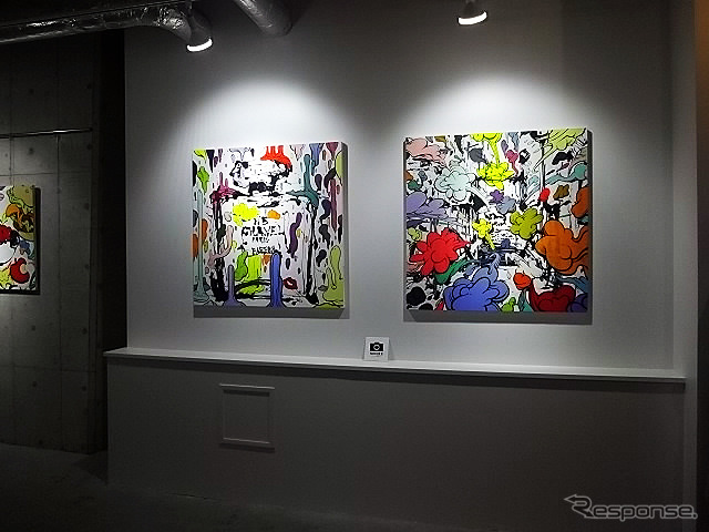 中目黒高架下の期間限定ギャラリー「SHUN SUDO PAINT OVER EXHIBITION 2017 in TOKYO」(2月1~12日、12~19時)