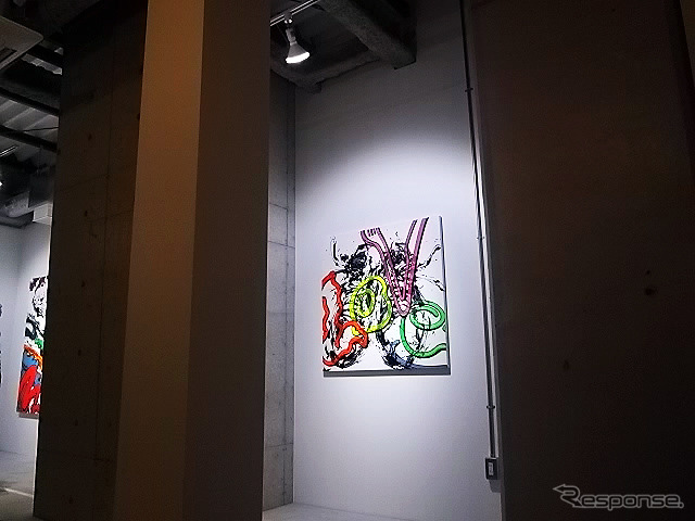 中目黒高架下の期間限定ギャラリー「SHUN SUDO PAINT OVER EXHIBITION 2017 in TOKYO」(2月1~12日、12~19時)