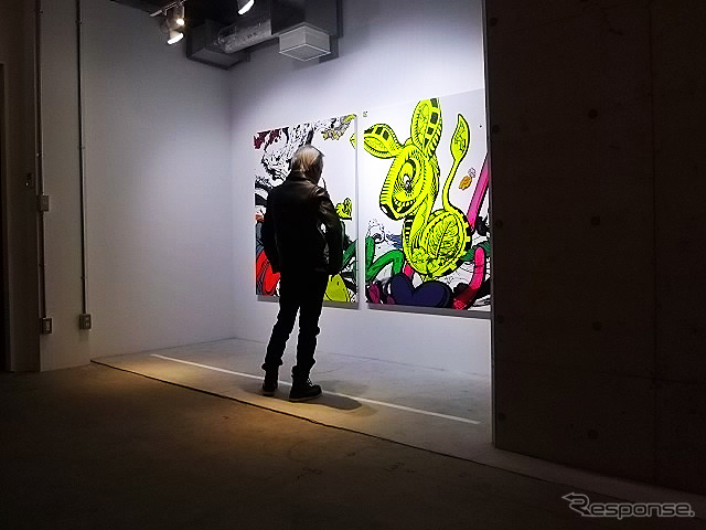 中目黒高架下の期間限定ギャラリー「SHUN SUDO PAINT OVER EXHIBITION 2017 in TOKYO」(2月1~12日、12~19時)
