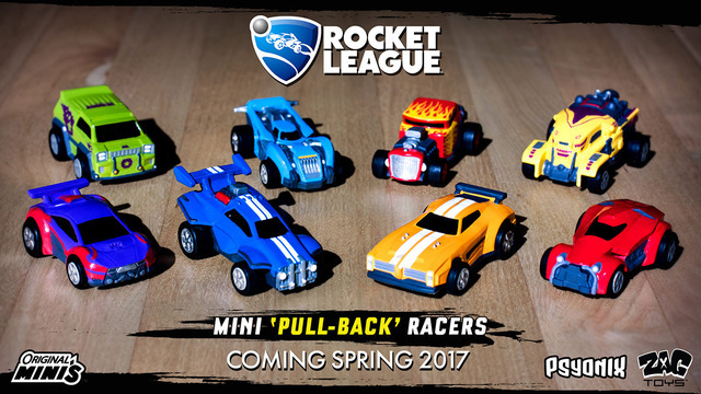 『ロケットリーグ』のあの車たちが実物のミニカーになって登場!