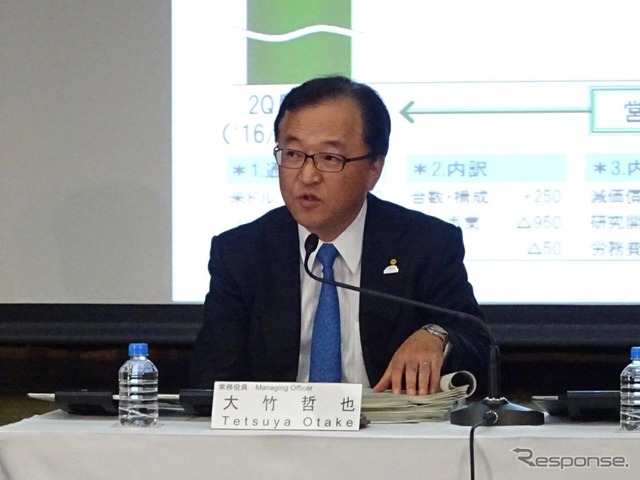 大竹哲也常務役員 《撮影 池原照雄》