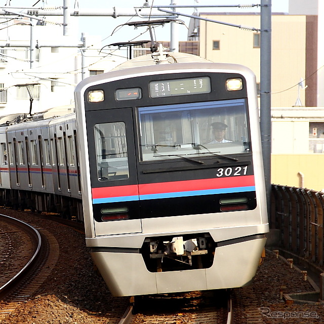 京成3000形は2003年にデビュー。現在も増備が続いている。