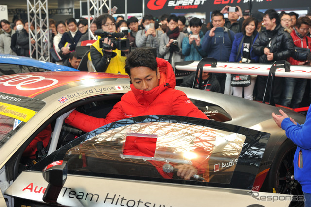 No.21 Hitotsuyama Audi R8 LMSエンジン始動パフォーマンス