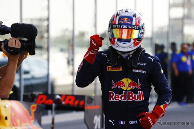 ガスリーは昨年、GP2でチャンピオンを獲得している。