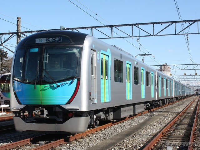 40000系（第40102編成）の池袋線飯能方。写真先頭が1号車になる。