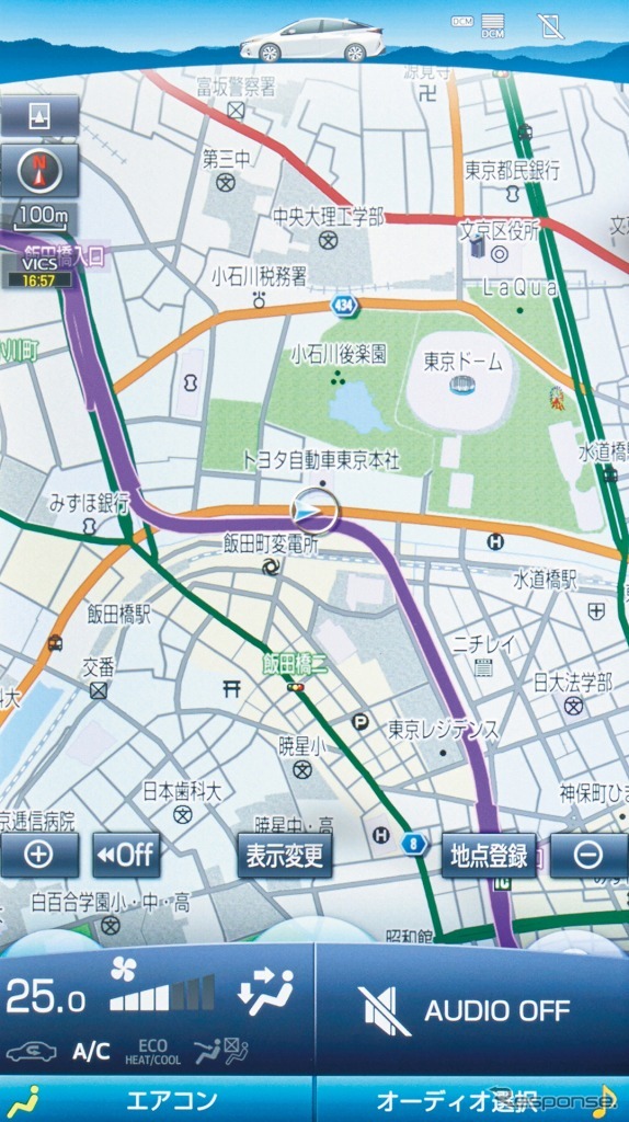 11.6インチT-Connect SDナビゲーションシステム(地図全画面表示)