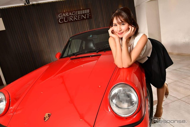 「外車王」イメージガールの立花サキ