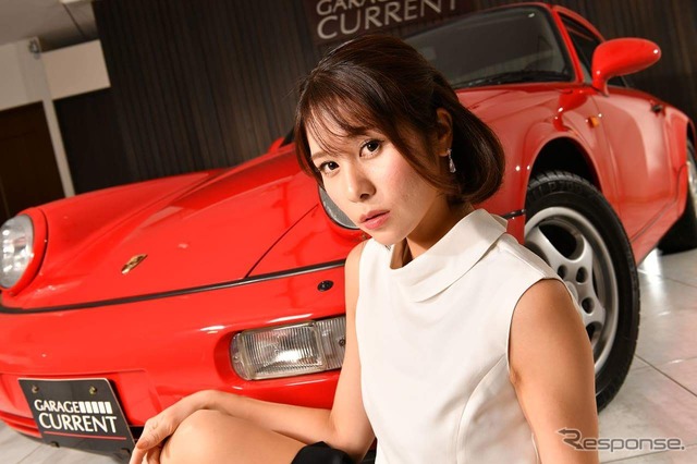 「外車王」イメージガールの立花サキ