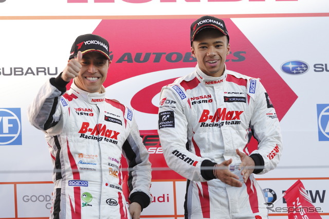 マーデンボロー(右)は今季、インパルでGT500を戦う(左は昨年のGT300で彼と組んでいた星野一樹)。