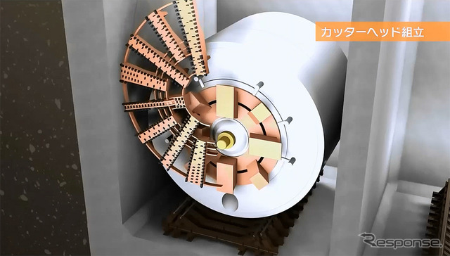 外環道 東名ジャンクション直下で2月19日から稼働した国内最大級シールドマシン。2基のマシンは9km先の京王井の頭線直下付近まで北上する
