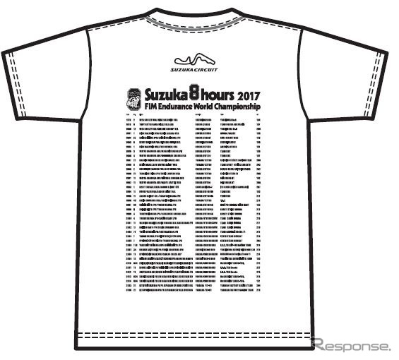 8耐40th Tシャツ