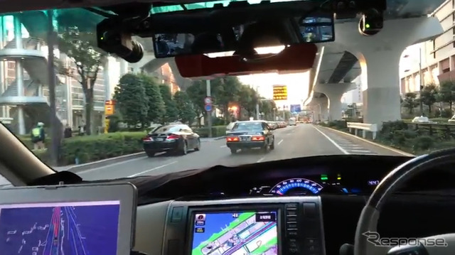ZMP RoboCar MiniVanを用いた、お台場での公開公道走行実験