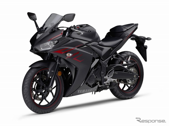 ヤマハ YZF-R3/R25、2017年モデルを発売…カラー&グラフィック変更