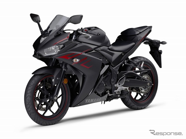 ヤマハ YZF-R3/R25、2017年モデルを発売…カラー＆グラフィック変更