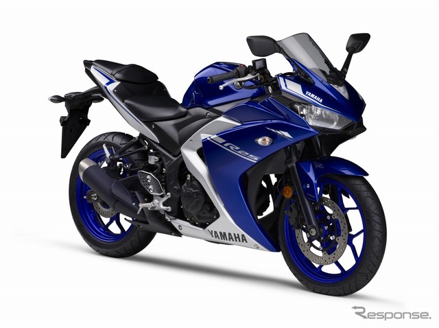 ヤマハ YZF-R3/R25、2017年モデルを発売…カラー&グラフィック変更